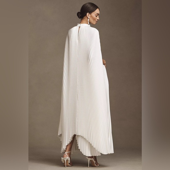 Anthropologie L'IDÉE Eiffel Cape Pleated Maxi Dress XS US2 $695 NWT ** - Picture 5 of 12